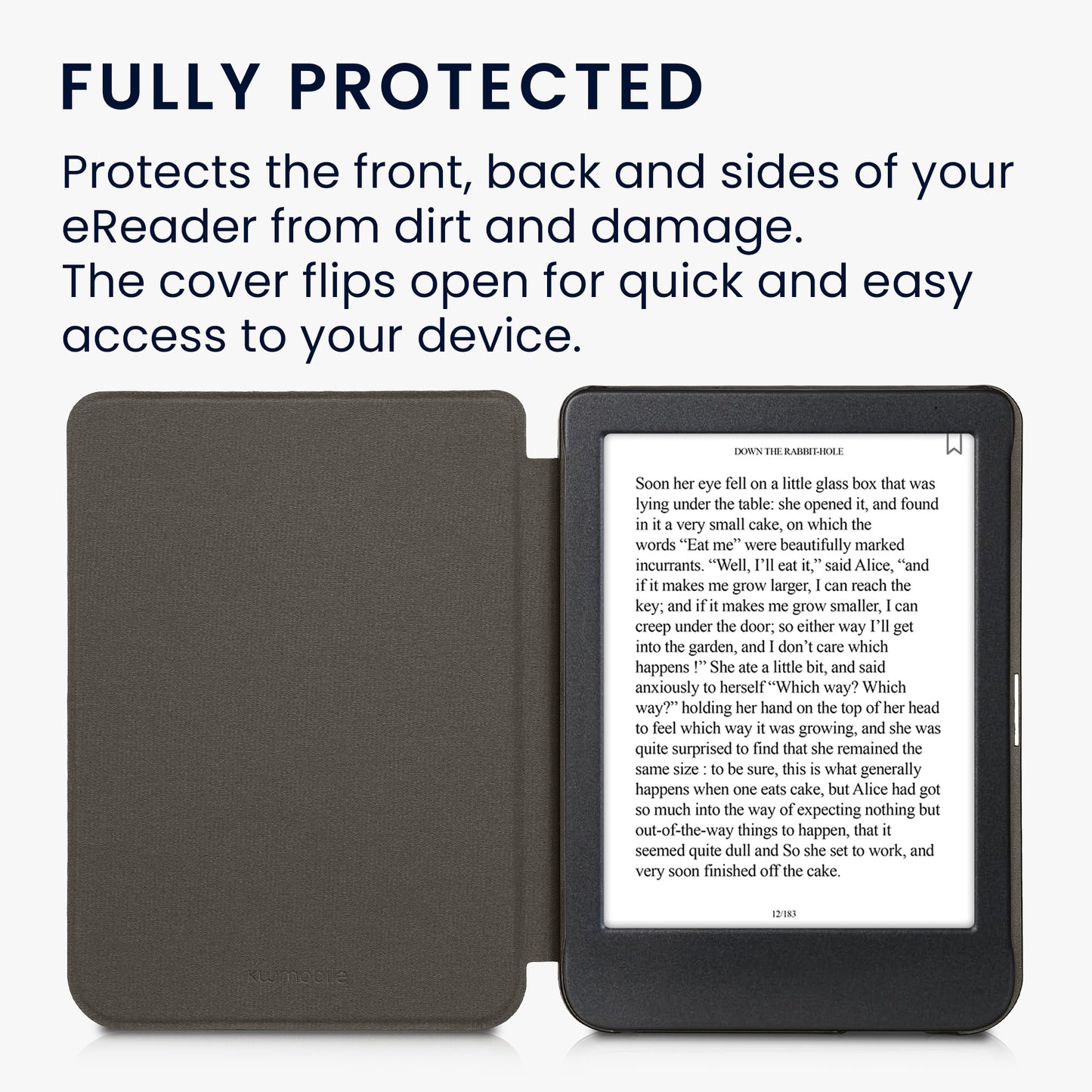 kwmobile Hülle kompatibel mit Kobo Clara BW / Clara Colour / Tolino Shine (5) / Shine Color eReader Schutzhülle Cover Case