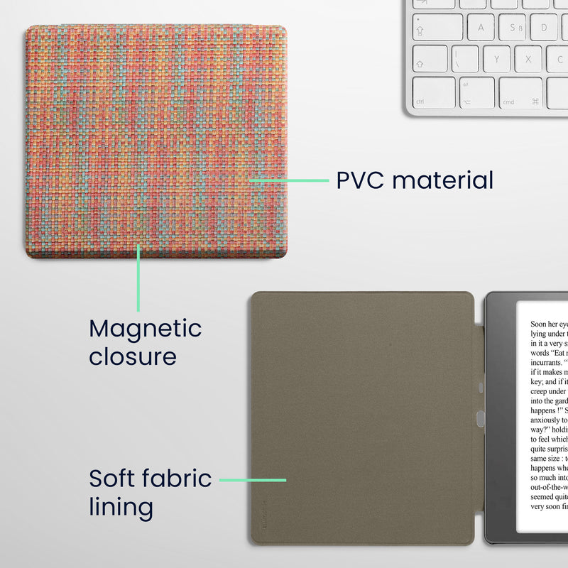 kwmobile Klapphülle kompatibel mit Amazon Kindle Scribe (2022/2024) Hülle - eReader Case