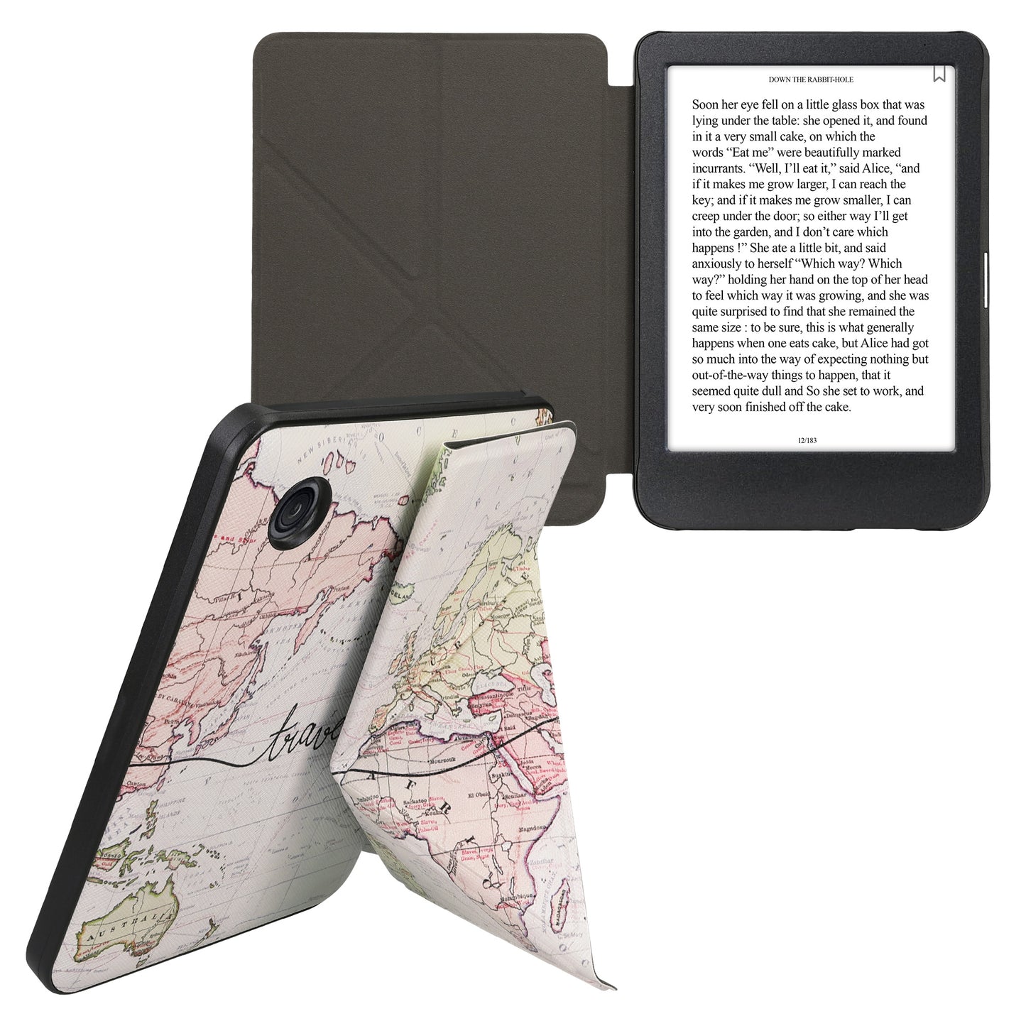 kwmobile Schutzhülle kompatibel mit Kobo Clara BW / Clara Colour / Tolino Shine (5) / Shine Color - Hülle Kunstleder - eReader Cover Case