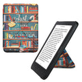 kwmobile Schutzhülle kompatibel mit Kobo Clara BW / Clara Colour / Tolino Shine (5) / Shine Color - Hülle Kunstleder - eReader Cover Case - Bibliothek Motto Mehrfarbig Mehrfarbig  [dsg05]