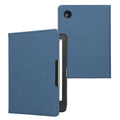 kwmobile Klapphülle kompatibel mit Kobo Clara BW / Clara Colour / Tolino Shine (5) / Shine Color - Schutzhülle e-Reader - Hülle eReader - Blau Blau  