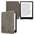 kwmobile Schutzhülle für Amazon Kindle Paperwhite (2024)/Colorsoft Hülle - eReader Case aus Kunstleder mit Auto Sleep Funktion - Pusteblume Love