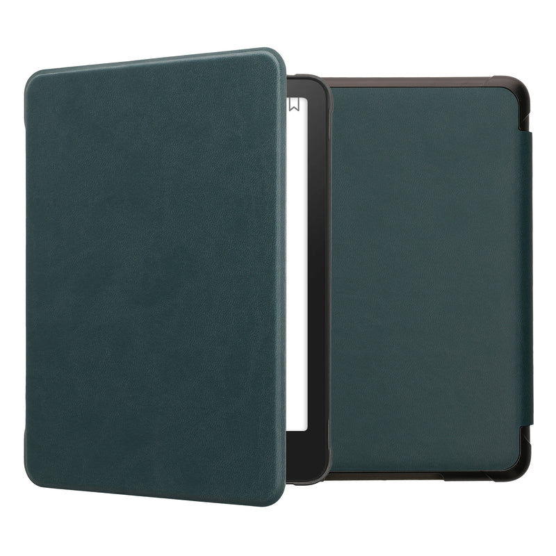 kwmobile Hülle kompatibel mit Amazon Kindle Paperwhite (2024)/Colorsoft - Kunstleder eReader Schutzhülle Cover Case - Petrol Petrol  