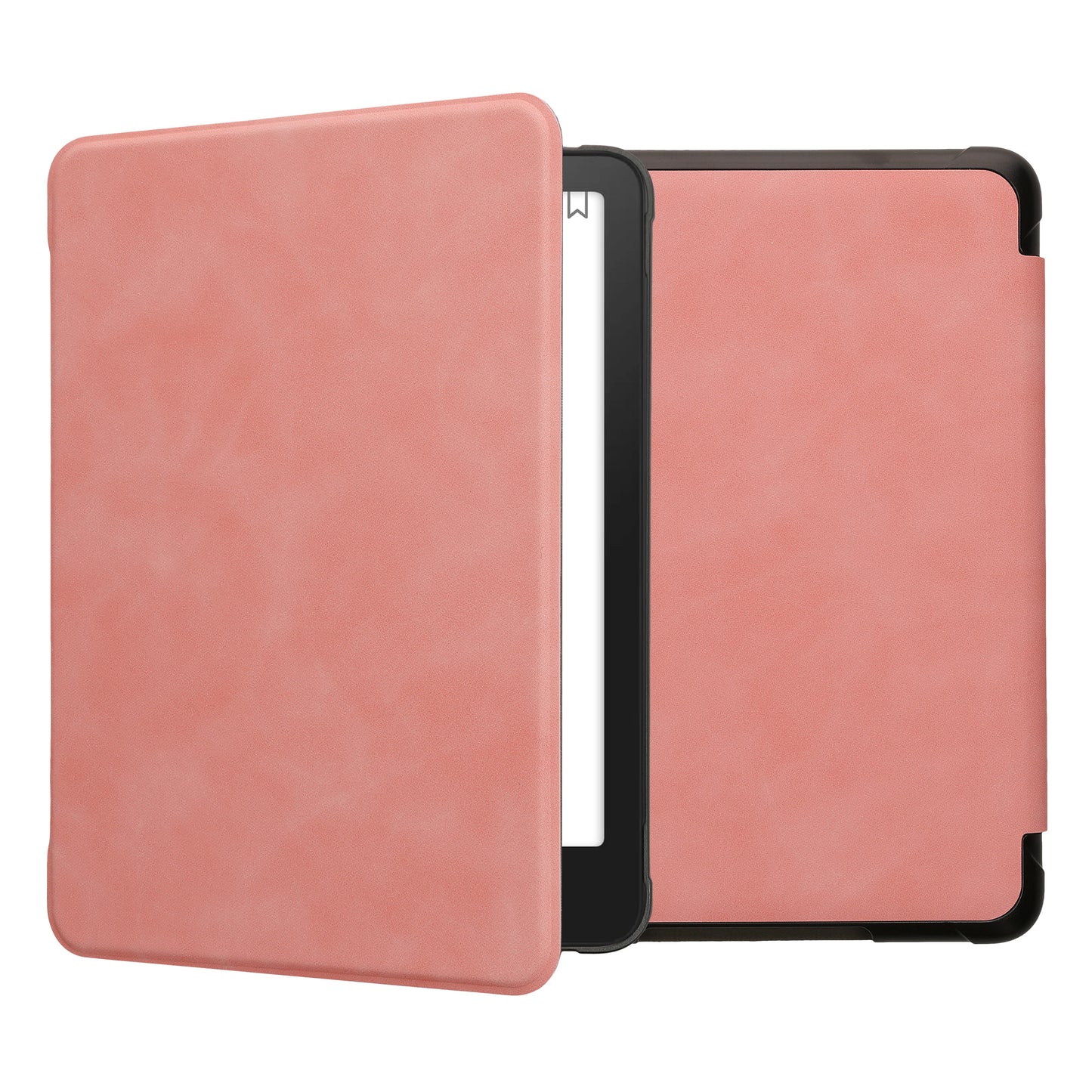 kwmobile Hülle kompatibel mit Amazon Kindle Paperwhite (2024)/Colorsoft - Kunstleder eReader Schutzhülle Cover Case - Altrosa Altrosa  