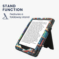 kwmobile Flip Cover kompatibel mit Amazon Kindle Paperwhite (2024) - Hülle mit Handschlaufe