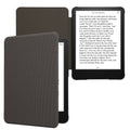 kwmobile Hülle kompatibel mit Amazon Kindle Paperwhite (2024)/Colorsoft - Nylon eReader Schutzhülle Cover Case - Anthrazit Anthrazit  
