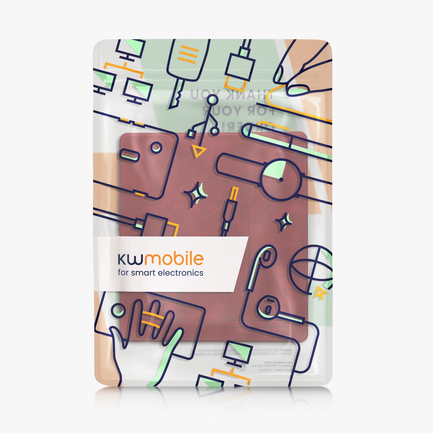 kwmobile Schutzhülle für Amazon Kindle Scribe (2024) Hülle - eReader Case aus Kunstleder mit Auto Sleep Funktion - Pusteblume Love