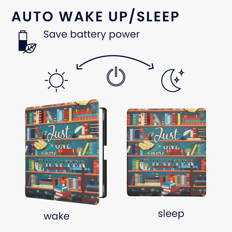 kwmobile Schutzhülle für Amazon Kindle Scribe (2024) Hülle - eReader Flip Case mit Auto Sleep Funktion
