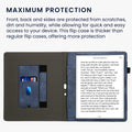 kwmobile Hülle kompatibel mit Amazon Kindle Scribe (2024) Flip Case mit Handschlaufe Cover