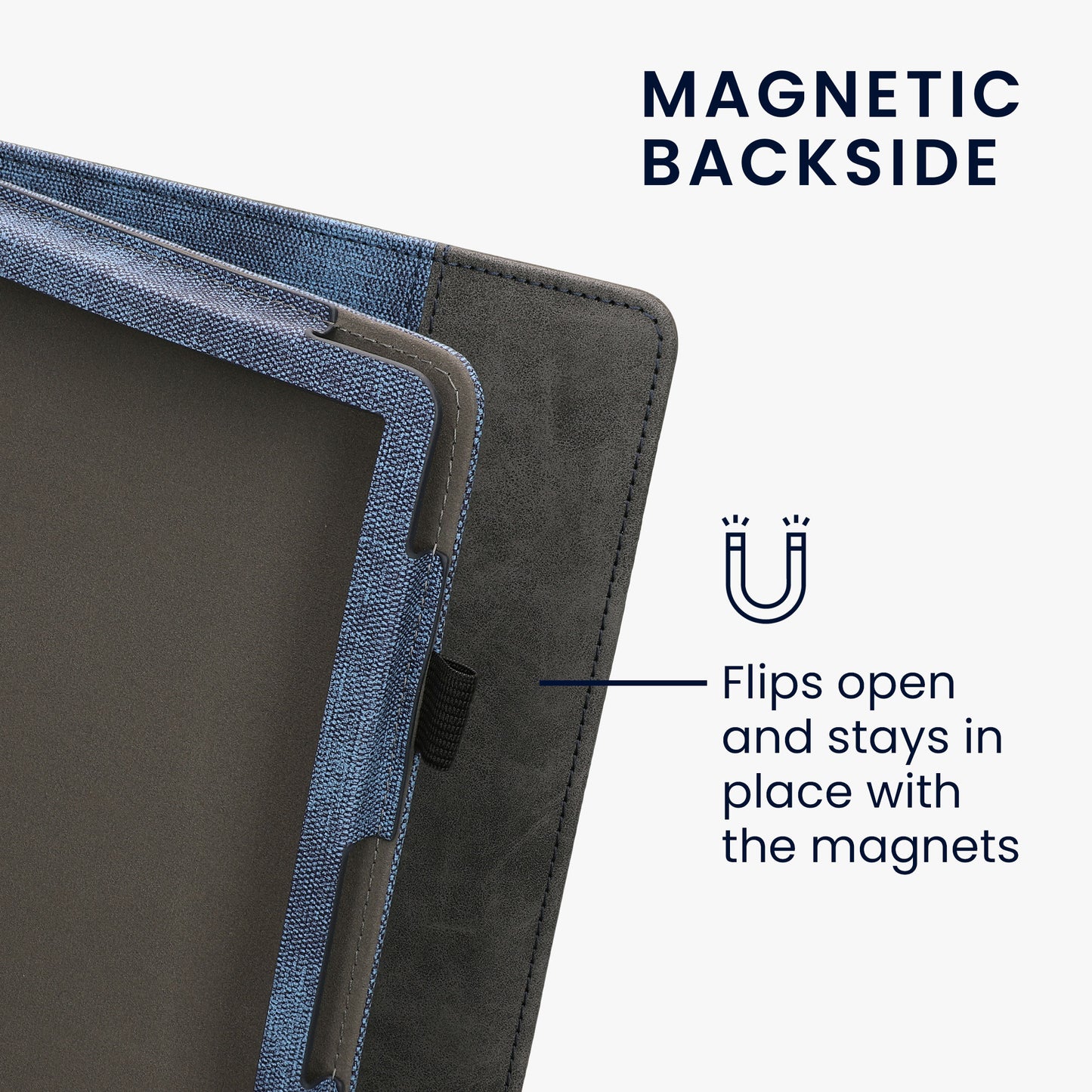 kwmobile Hülle kompatibel mit Amazon Kindle Scribe (2024) Flip Case mit Handschlaufe Cover
