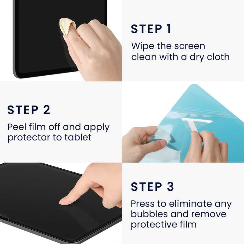 kwmobile Schutzfolie kompatibel mit Samsung Galaxy Tab S7 FE Papier Gefühl Folie Tablet Full Screen Paper Feel Cover Tablet Displayfolie Papiergefühl