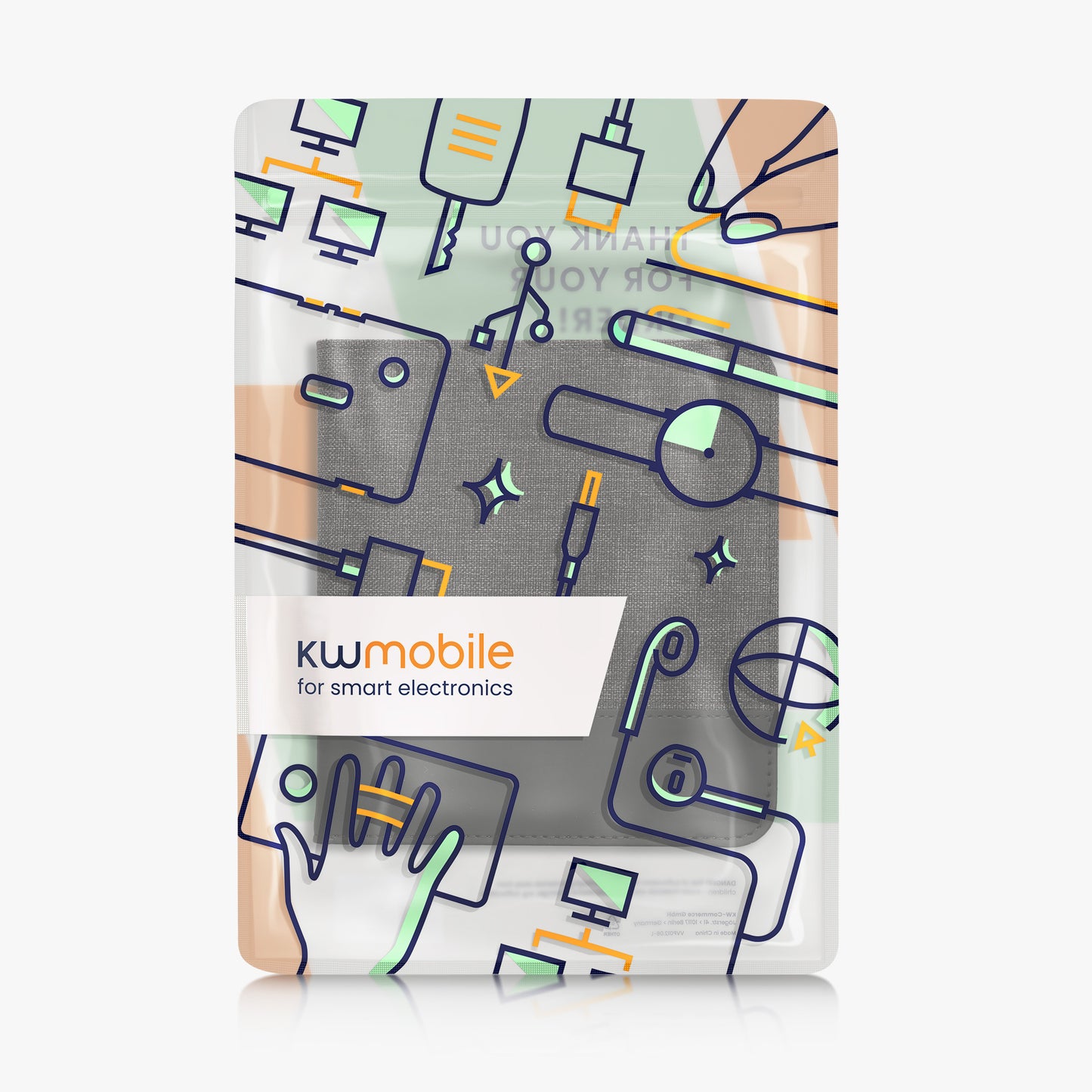 kwmobile Hülle kompatibel mit Kobo Kobo Libra Colour / Tolino Vision Color eReader Schutzhülle Cover Case