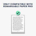 kwmobile Schutzhülle kompatibel mit Remarkable Paper Pro Hülle Case für Tablet mit Standfunktion Tablet Cover mit Stylushalter