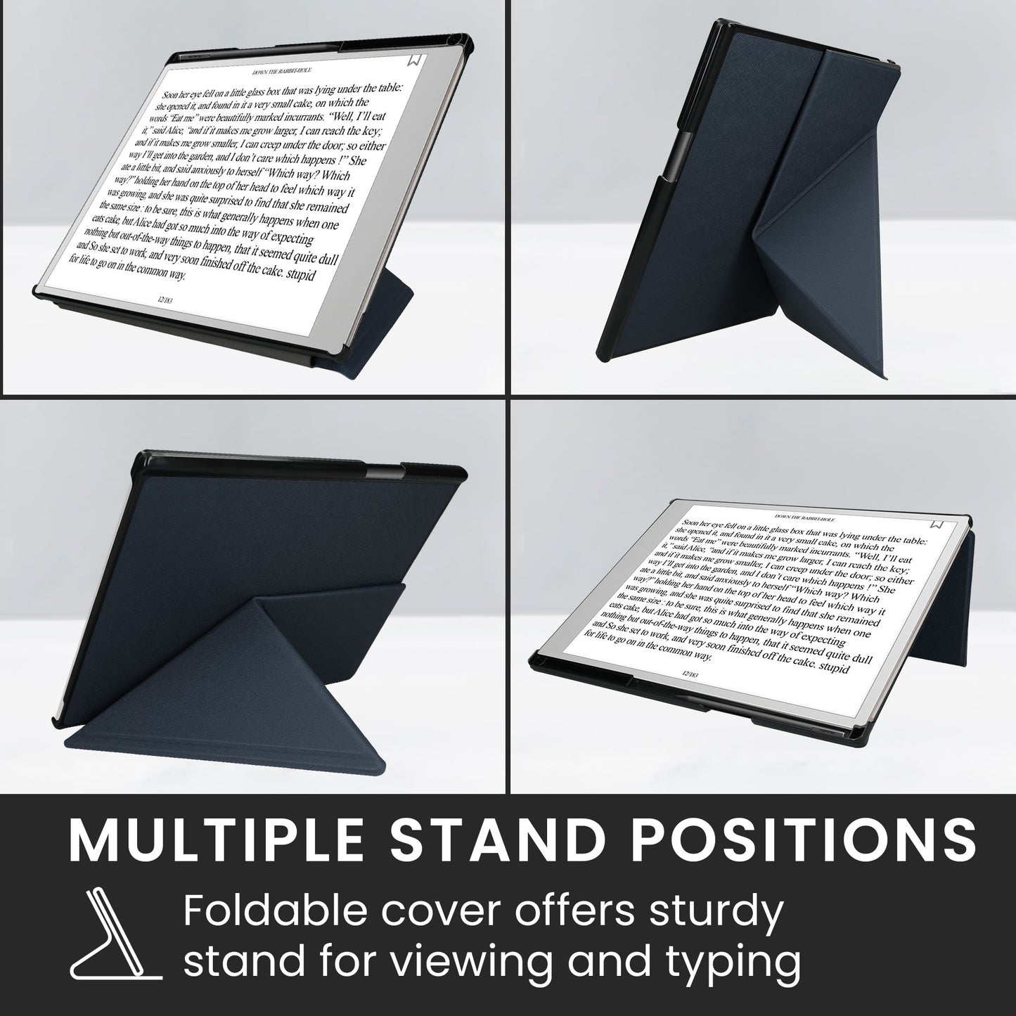 kwmobile Schutzhülle kompatibel mit Remarkable Paper Pro Hülle Case für Tablet mit Standfunktion Tablet Cover mit Stylushalter