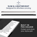 kwmobile Schutzhülle kompatibel mit Remarkable Paper Pro Hülle Case für Tablet mit Standfunktion Tablet Cover mit Stylushalter