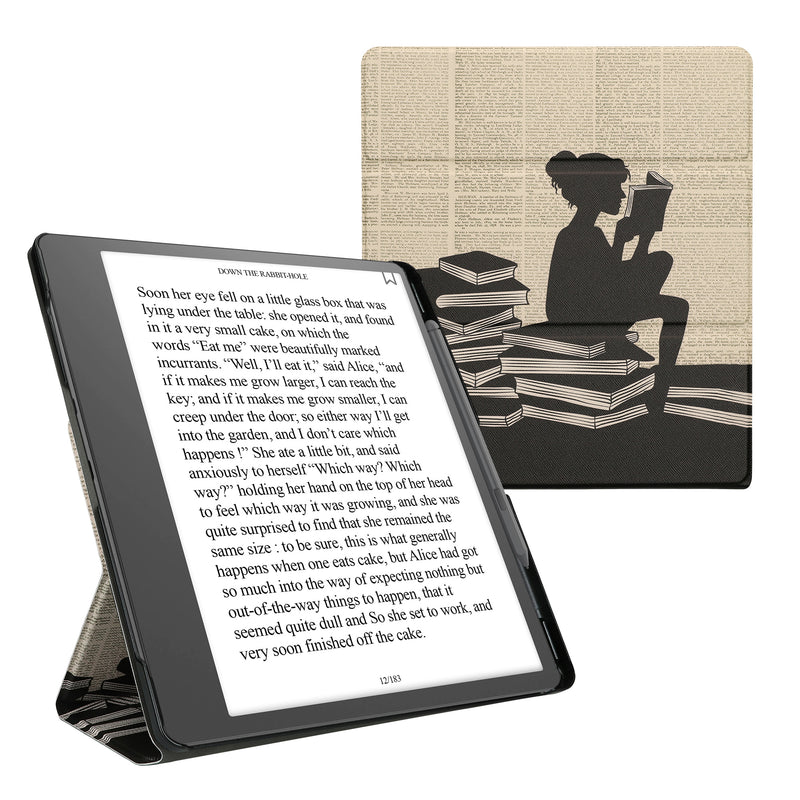 kwmobile E-Reader Schutzhülle kompatibel mit Amazon Kindle Scribe Hülle Case für eReader mit zweifachen Ständer und Stifthalter