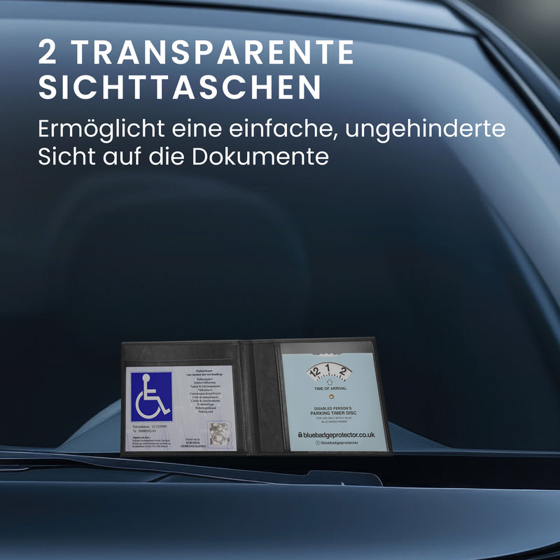 kwmobile Hülle für den deutschen Schwerbehindertenausweis - Cover mit Fächern - Ausweishülle klappbar