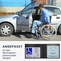 kwmobile Hülle für den deutschen Schwerbehindertenausweis - Cover mit Fächern - Ausweishülle klappbar