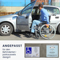 kwmobile Hülle für den deutschen Schwerbehindertenausweis - Cover mit Fächern - Ausweishülle klappbar Pusteblume Love