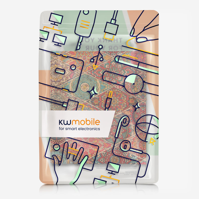 kwmobile Hülle für den deutschen Schwerbehindertenausweis - Schutzhülle - Cover mit Fächern - Ausweishülle klappbar Mandalakacheln