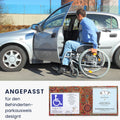 kwmobile Hülle für den deutschen Schwerbehindertenausweis - Schutzhülle - Cover mit Fächern - Ausweishülle klappbar Mandalakacheln