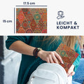 kwmobile Hülle für den deutschen Schwerbehindertenausweis - Schutzhülle - Cover mit Fächern - Ausweishülle klappbar Mandalakacheln