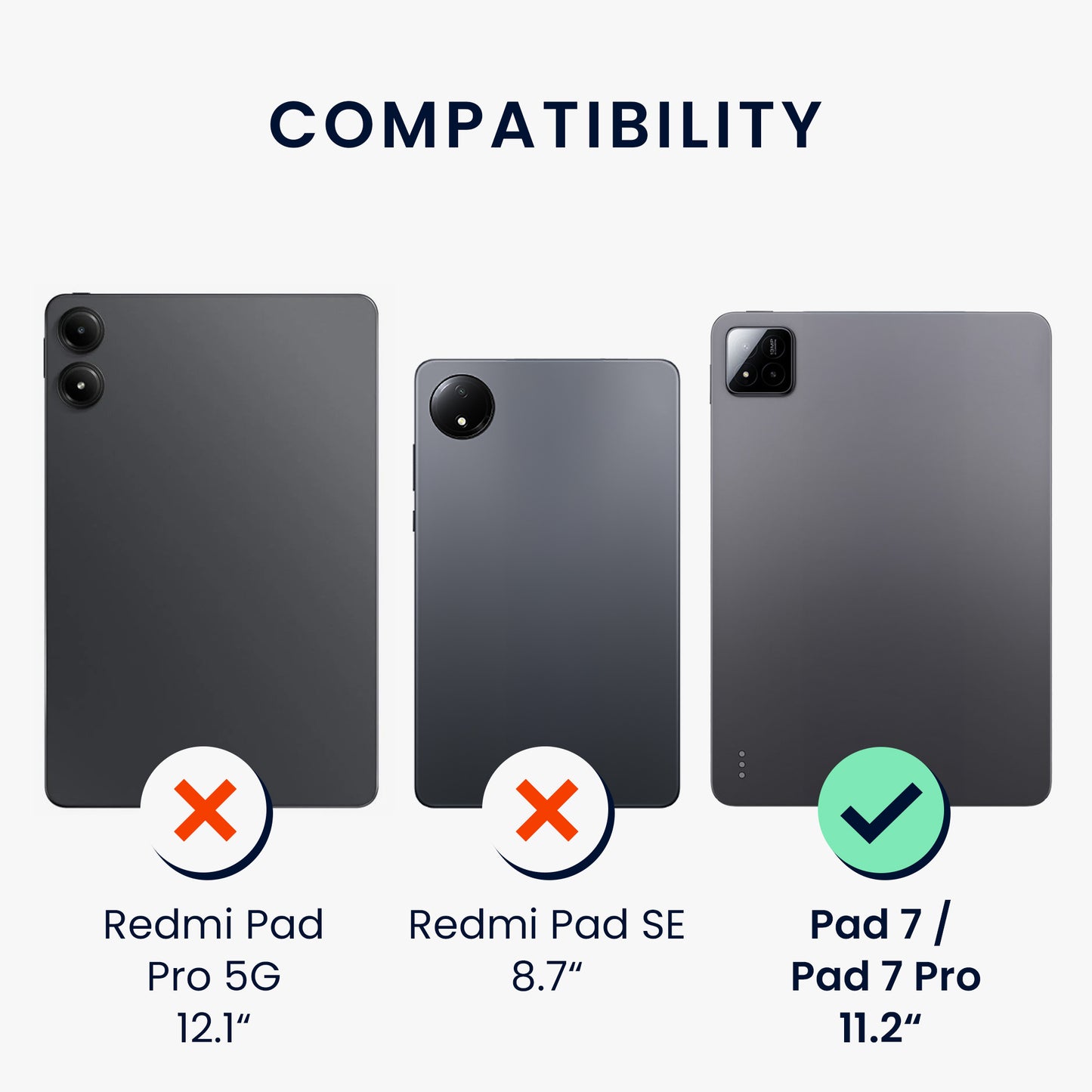 2x Folie kompatibel mit Xiaomi Pad 7 / Pad 7 Pro