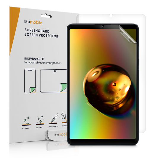kwmobile 2x Tablet Schutzfolie kompatibel mit Xiaomi Redmi Pad SE 8.7" Folie - Full Screen Protector - Tablet Displayfolie entspiegelt Transparent  