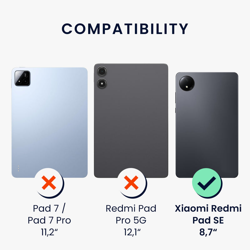 2x Folie kompatibel mit Xiaomi Redmi Pad SE 8.7"