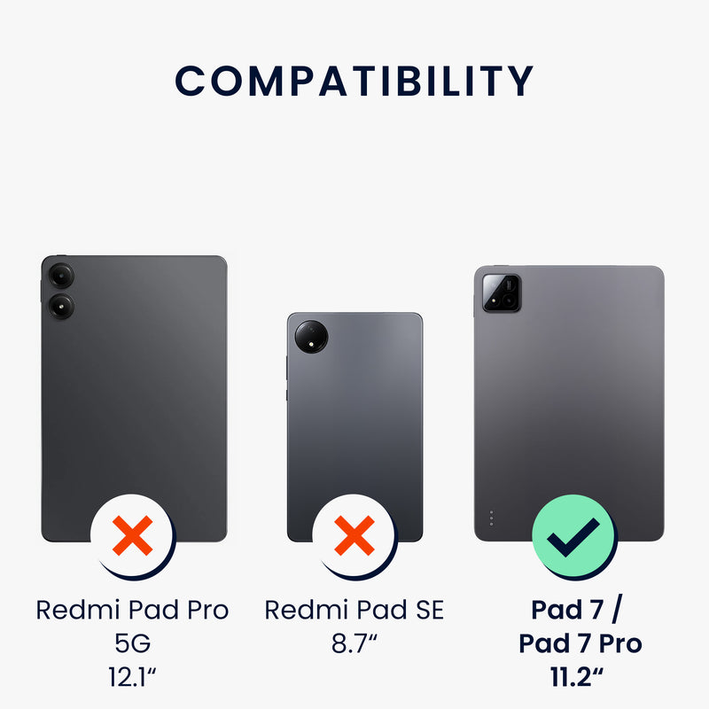 kwmobile Schutzhülle kompatibel mit Xiaomi Pad 7 / Pad 7 Pro - Tablet Cover Case