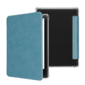 kwmobile E-Reader Schutzhülle kompatibel mit Amazon Kindle Paperwhite (2024)/Colorsoft Hülle - Kunstleder Case mit Auto Sleep/Wake Funktion für e-Reader - Petrol Petrol  
