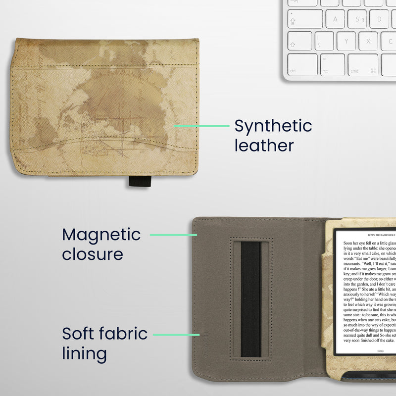 Hülle kompatibel mit Pocketbook Verse / Verse Lite / Verse Pro / Color / Vivlio Light/Light HD