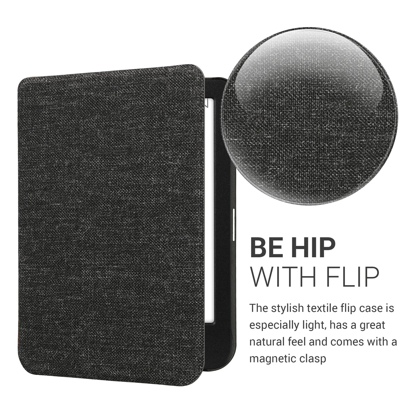 kwmobile Hülle kompatibel mit Kobo Clara BW / Clara Colour / Tolino Shine (5) / Shine Color - eReader Schutzhülle Cover Case