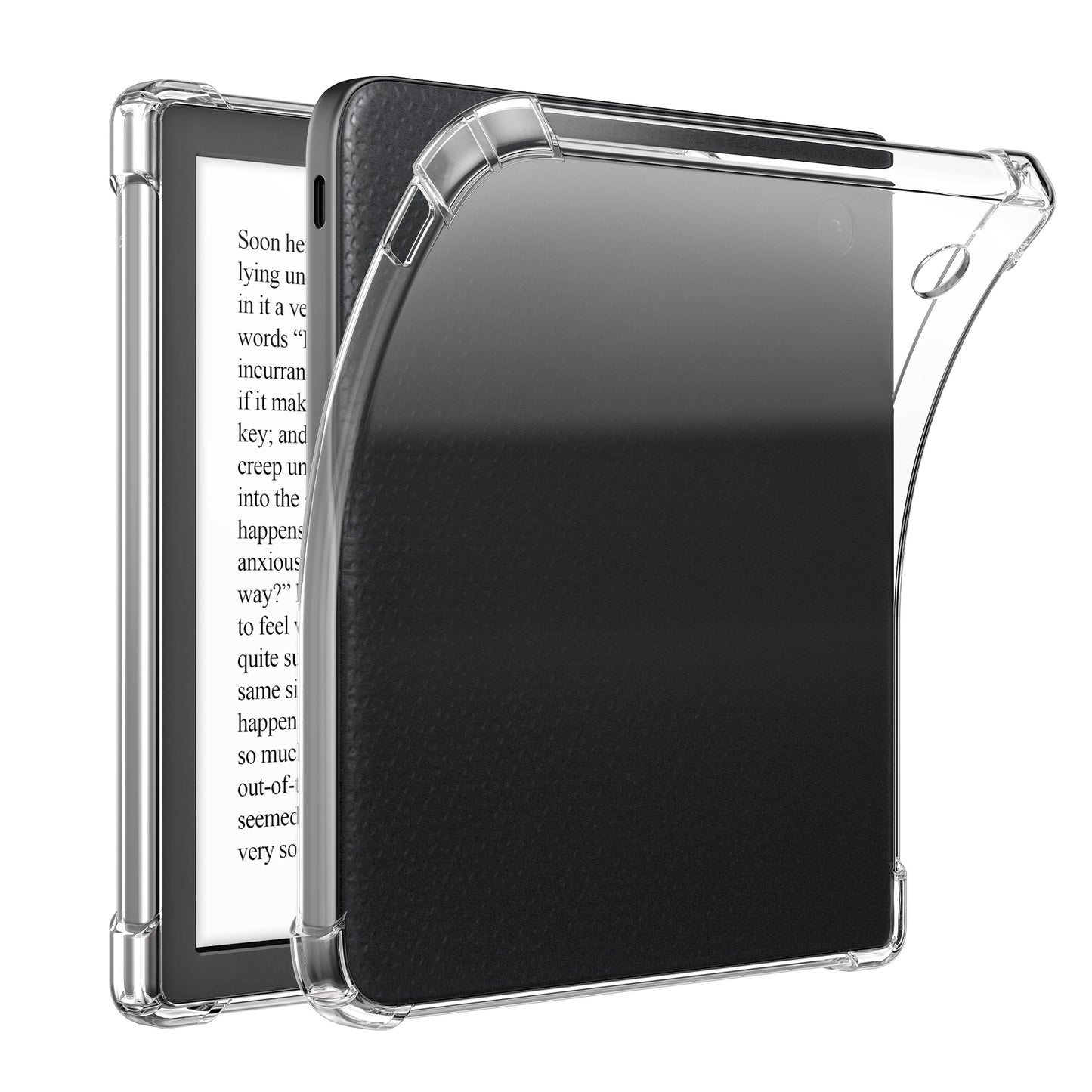 kwmobile Hülle kompatibel mit Kobo Kobo Libra Colour / Tolino Vision Color Case - eReader Cover - TPU Case Schutzhülle - flexibel und leicht - Transparent Transparent  