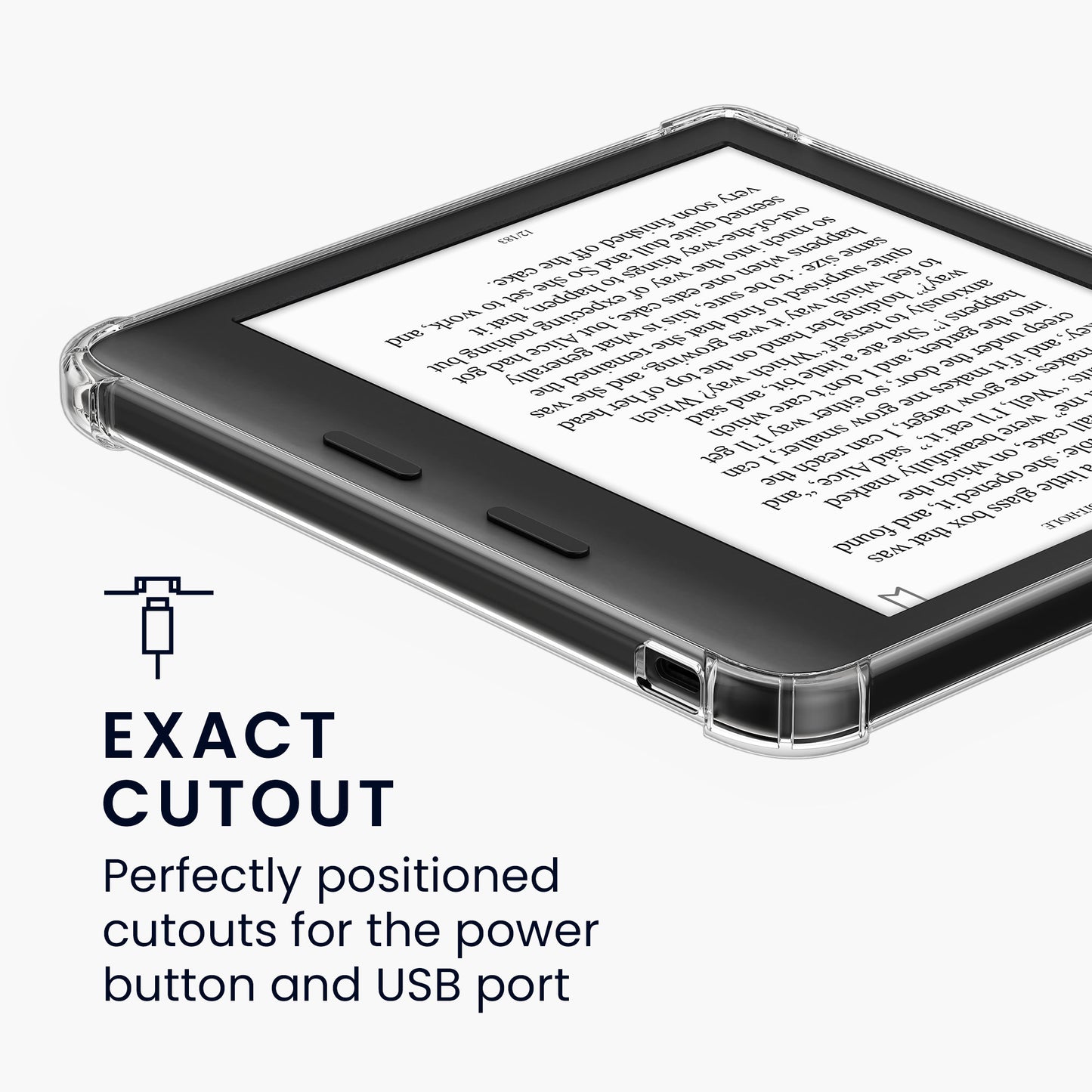 kwmobile Hülle kompatibel mit Kobo Kobo Libra Colour / Tolino Vision Color Case eReader Cover Schutzhülle flexibel und leicht