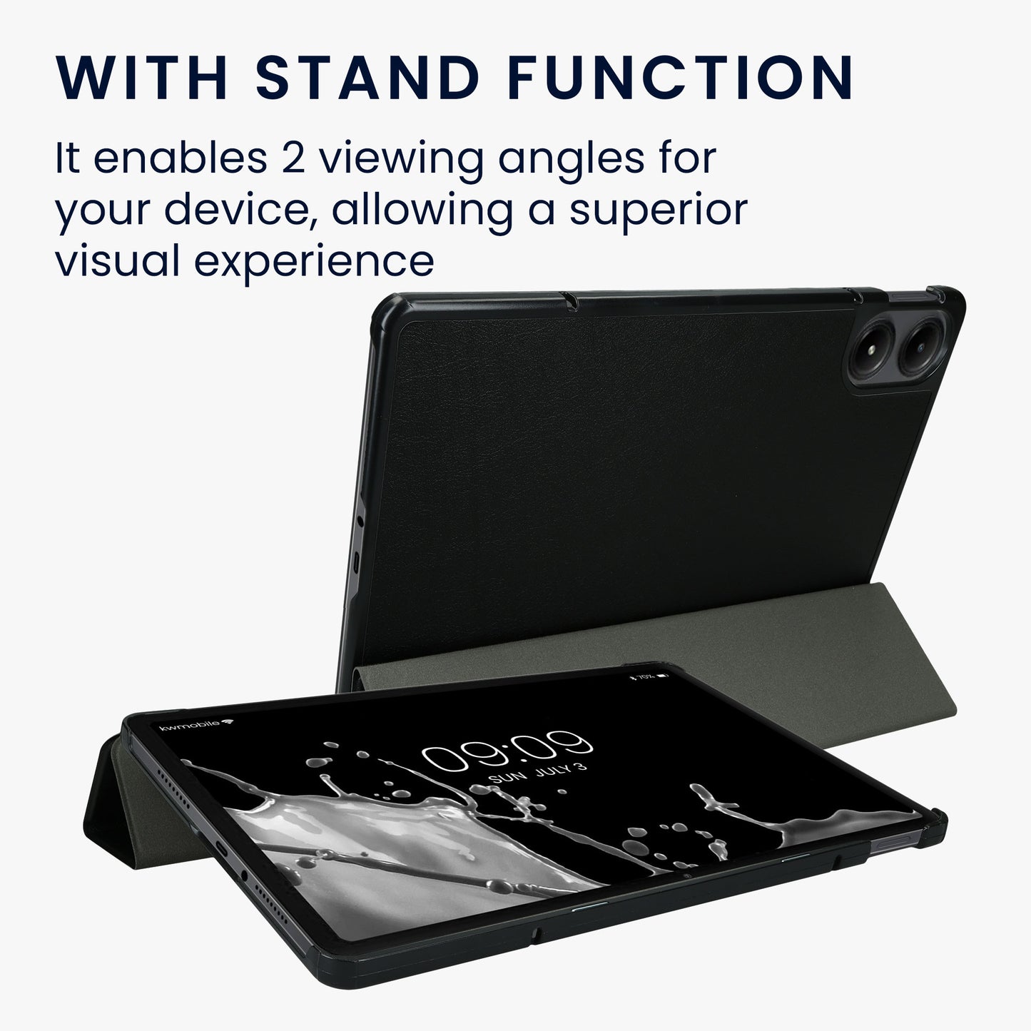 kwmobile Hülle kompatibel mit Xiaomi Redmi Pad Pro Smart Cover Tablet Case Schutzhülle Stand