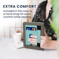 kwmobile Hülle kompatibel mit Amazon Kindle (2022/2024) Hülle - Flip Case mit Handschlaufe - Cover