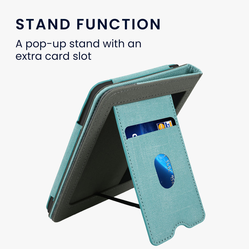 kwmobile Hülle kompatibel mit Amazon Kindle (2022/2024) Hülle - Flip Case mit Handschlaufe - Cover