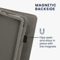 kwmobile Schutzhülle kompatibel mit Amazon Kindle Paperwhite (2024)/Colorsoft Flip Hülle - Cover mit Handschlaufe