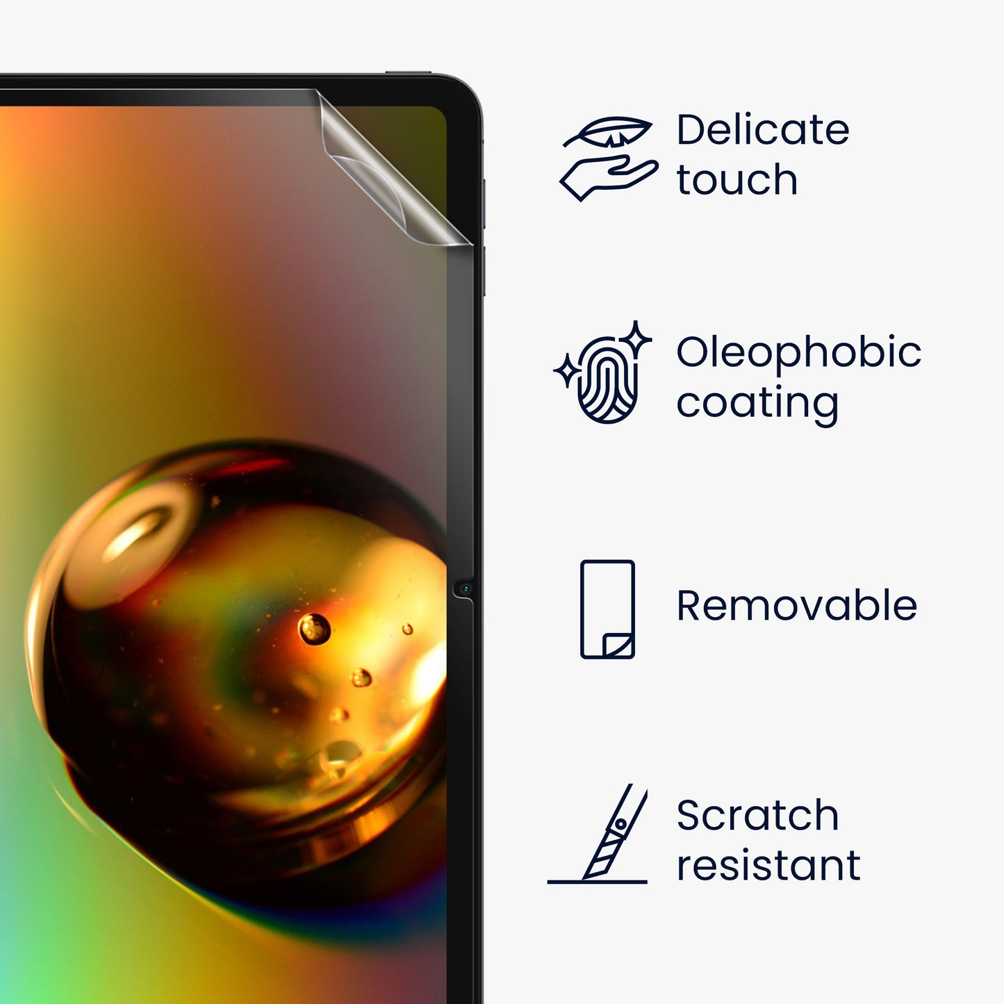 2x Folie kompatibel mit Oppo Pad Air