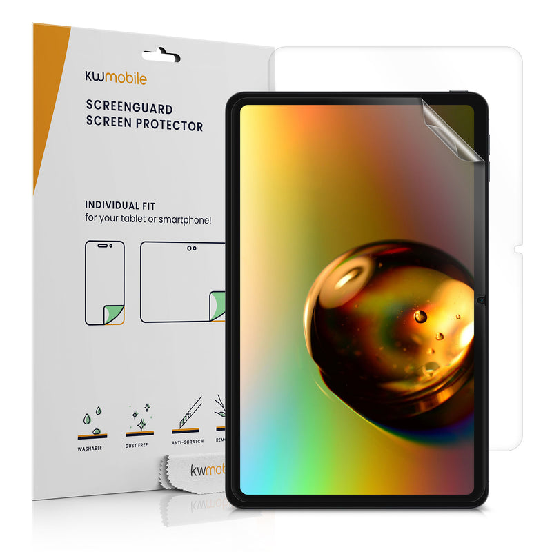 kwmobile 2x Tablet Schutzfolie kompatibel mit Oppo Pad Air Folie - Full Screen Protector - Tablet Displayfolie entspiegelt Matt Transparent  