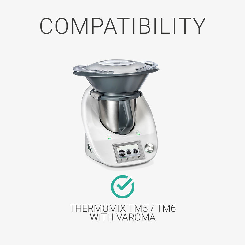 kwmobile Hülle kompatibel mit Thermomix TM5 / TM6 mit Varoma Küchenmaschine Staubschutz Abdeckhaube Staubhaube