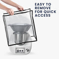 kwmobile Hülle kompatibel mit Thermomix TM5 / TM6 mit Varoma Küchenmaschine Staubschutz Abdeckhaube Staubhaube