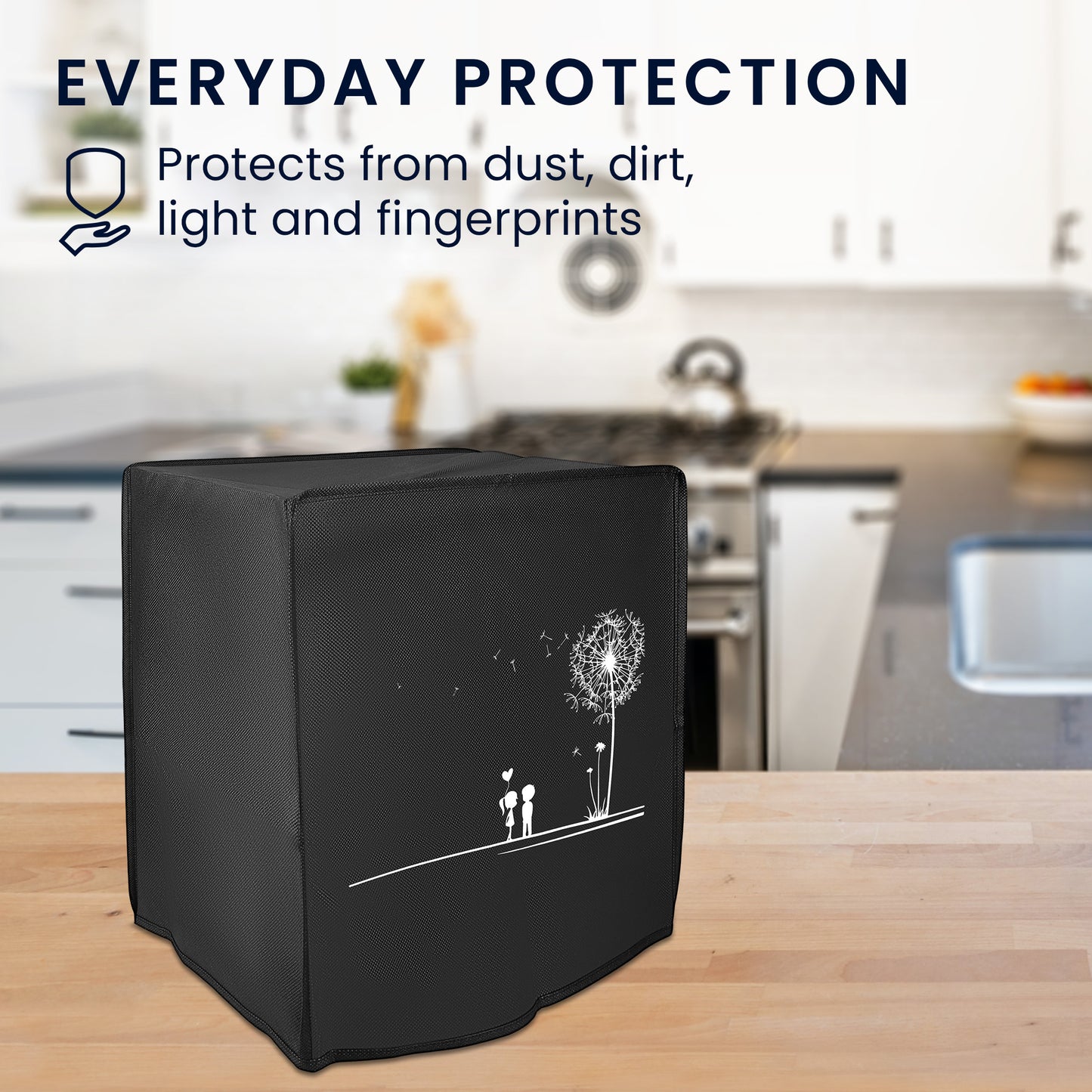 kwmobile Hülle kompatibel mit Ninja Air Fryer MAX (5,2L) Schutzhülle - Heißluft Fritteuse Abdeckhaube Case