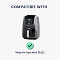 kwmobile Hülle kompatibel mit Ninja Air Fryer MAX (5,2L) Schutzhülle Heißluft Fritteuse Abdeckhaube Case