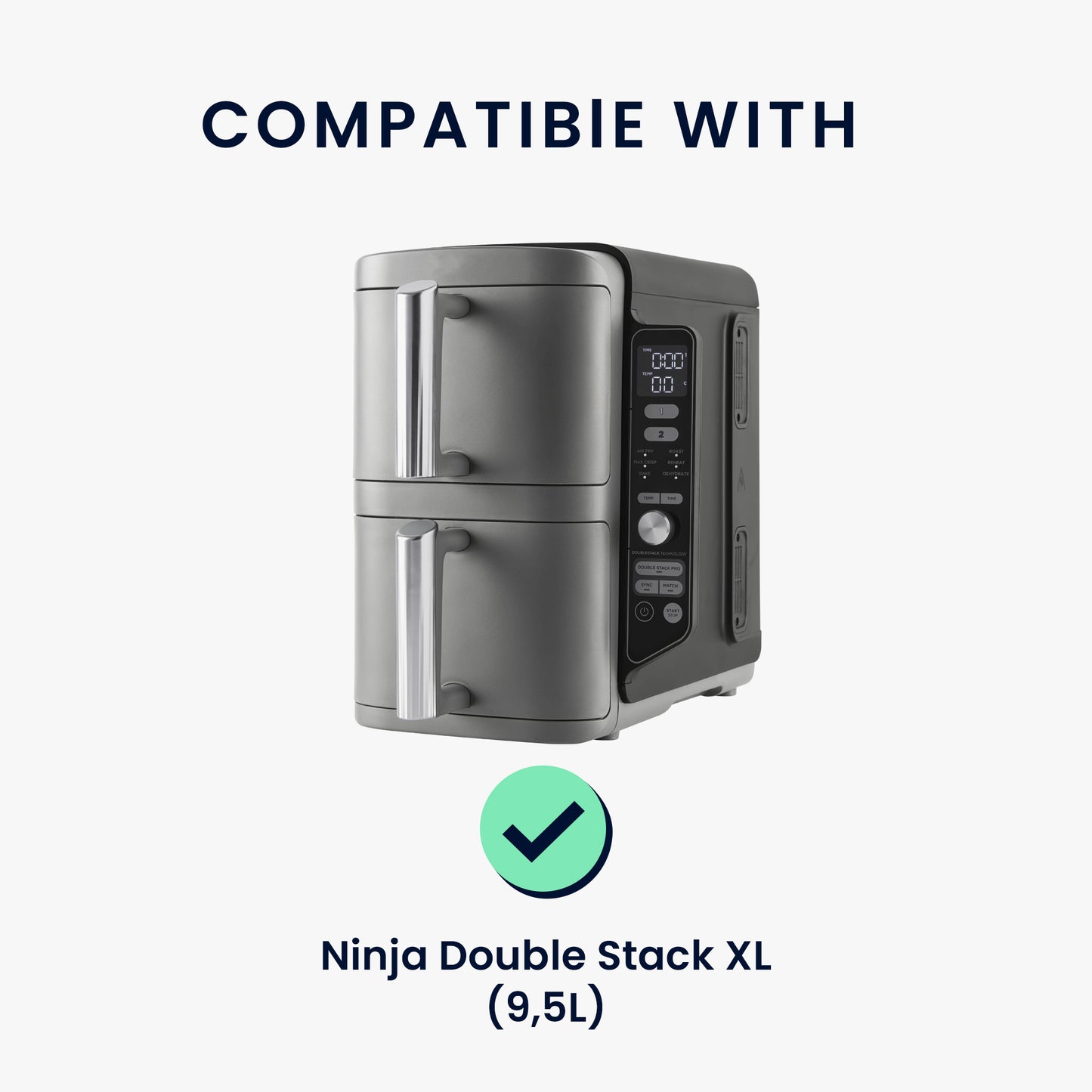 Hülle für Ninja Double Stack XL 2 Schubladen 9,5 l
