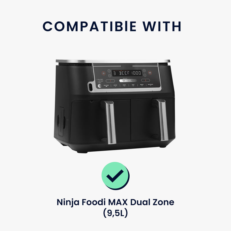 kwmobile Hülle kompatibel mit Ninja Foodi MAX Dual Zone (9,5L) Schutzhülle - Heißluft Fritteuse Abdeckhaube Case