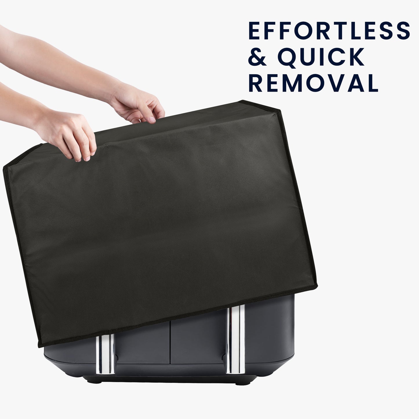 kwmobile Hülle kompatibel mit Ninja Foodi MAX Dual Zone (9,5L) Schutzhülle - Heißluft Fritteuse Abdeckhaube Case