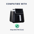 kwmobile Hülle kompatibel mit Ninja MAX PRO (6,2L) Schutzhülle - Heißluft Fritteuse Abdeckhaube Case
