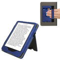 kwmobile Flip Hülle kompatibel mit Amazon Kindle Paperwhite (2024)/Colorsoft - Handschlaufe - Cover Dunkelblau Dunkelblau  [dsg02]
